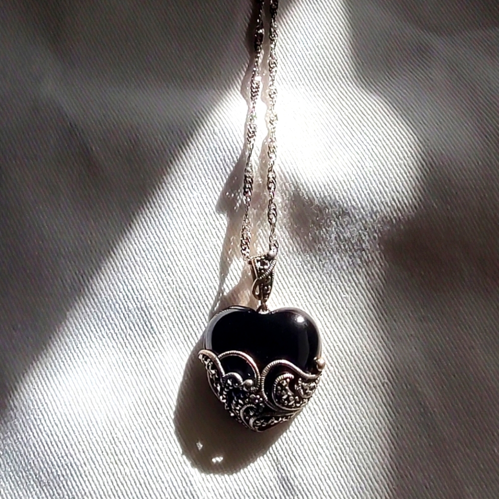 Sterling Silver Heart Necklace